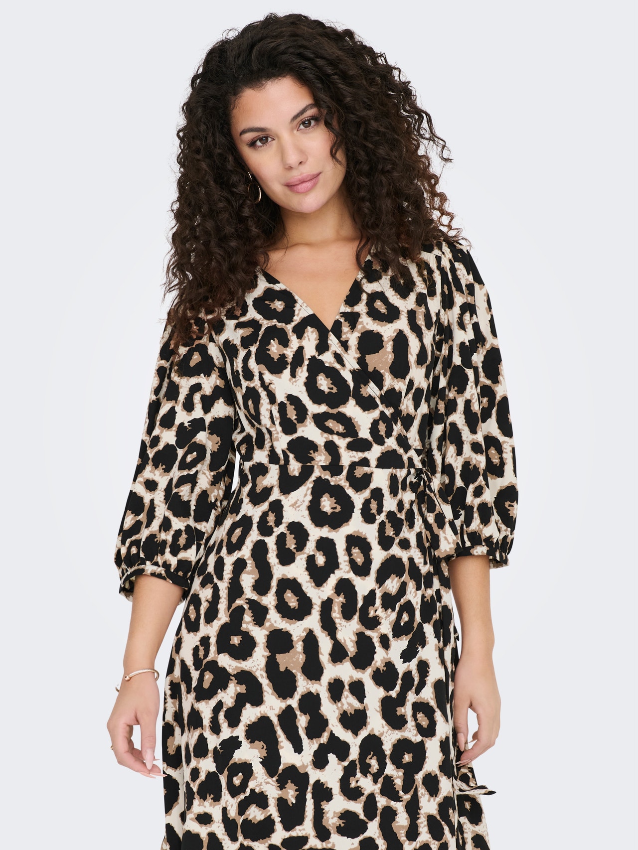 ONLY ONLOLIVIA midi dress -Cloud Dancer - 15253350