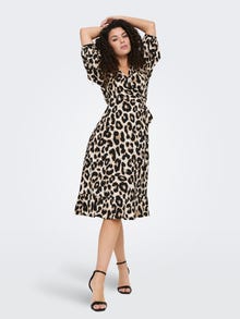 ONLY ONLOLIVIA midi dress -Cloud Dancer - 15253350