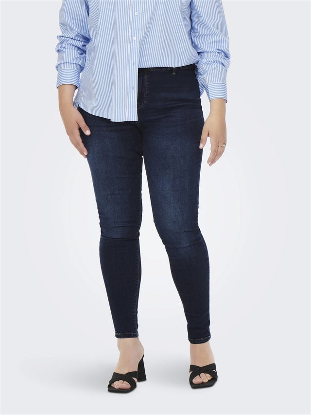 ONLY Skinny Fit Hohe Taille Jeggings - 15253355
