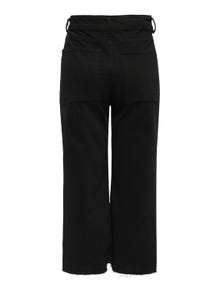 ONLY Petite ONLSerna hw clean Cropped jeans -Black - 15253400