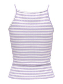 ONLY Tops Slim Fit Col carré -Lavender Frost - 15253483