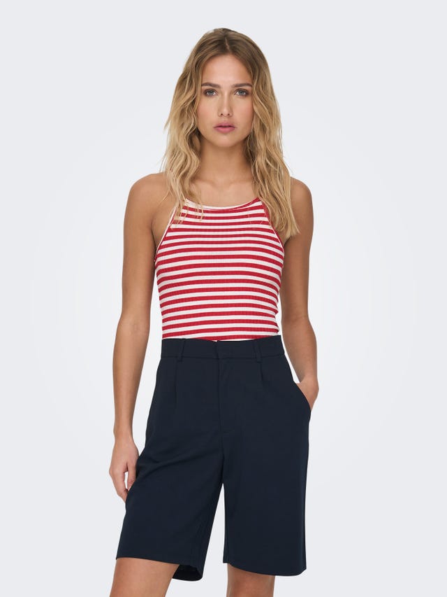 ONLY Tops Slim Fit Col carré - 15253483