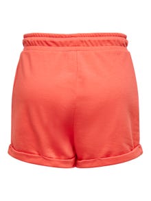 ONLY Sweat- Trainingsshorts -Hot Coral - 15253510