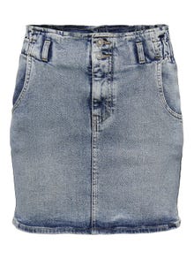 ONLY Detailed Denim skirt -Light Blue Denim - 15253535