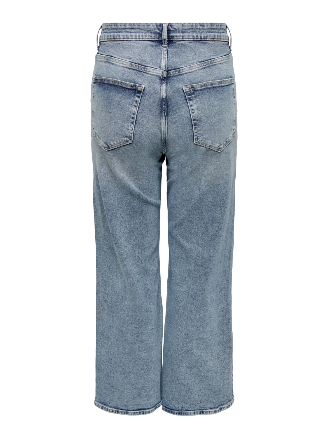 ONLY Skinny Fit Hohe Taille Jeans -Light Blue Denim - 15253611