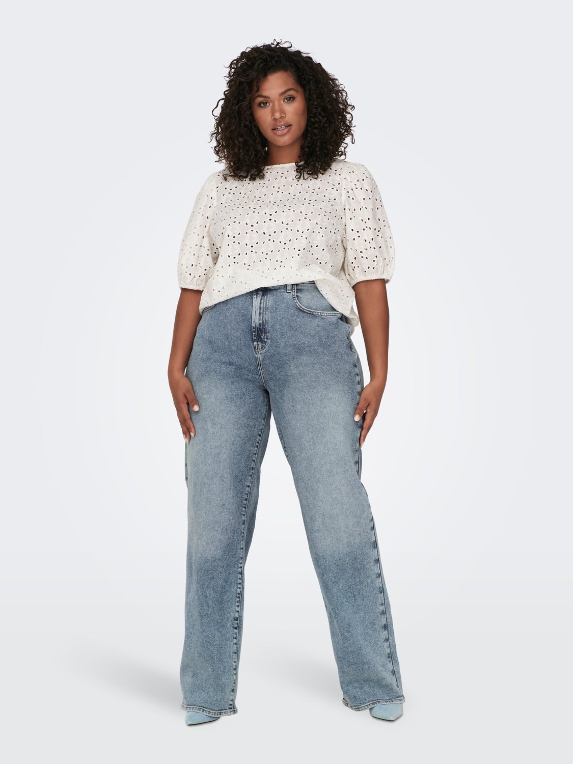 Skinny Fit Hohe Taille Jeans