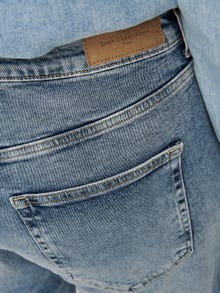 ONLY Curvy CARHope Wijde Pijp high-waist jeans -Light Blue Denim - 15253611