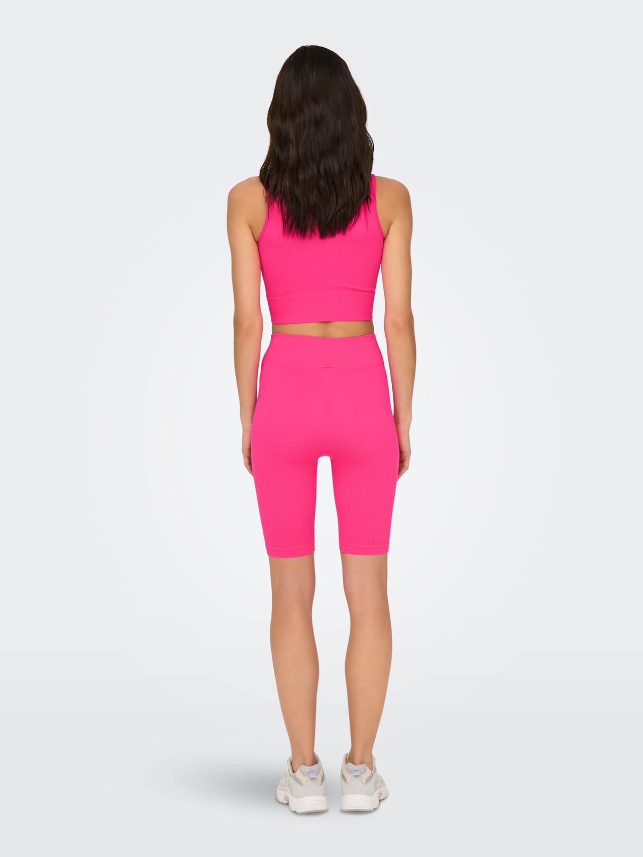 ONLY Seamless Sports shorts -Pink Glo - 15253714