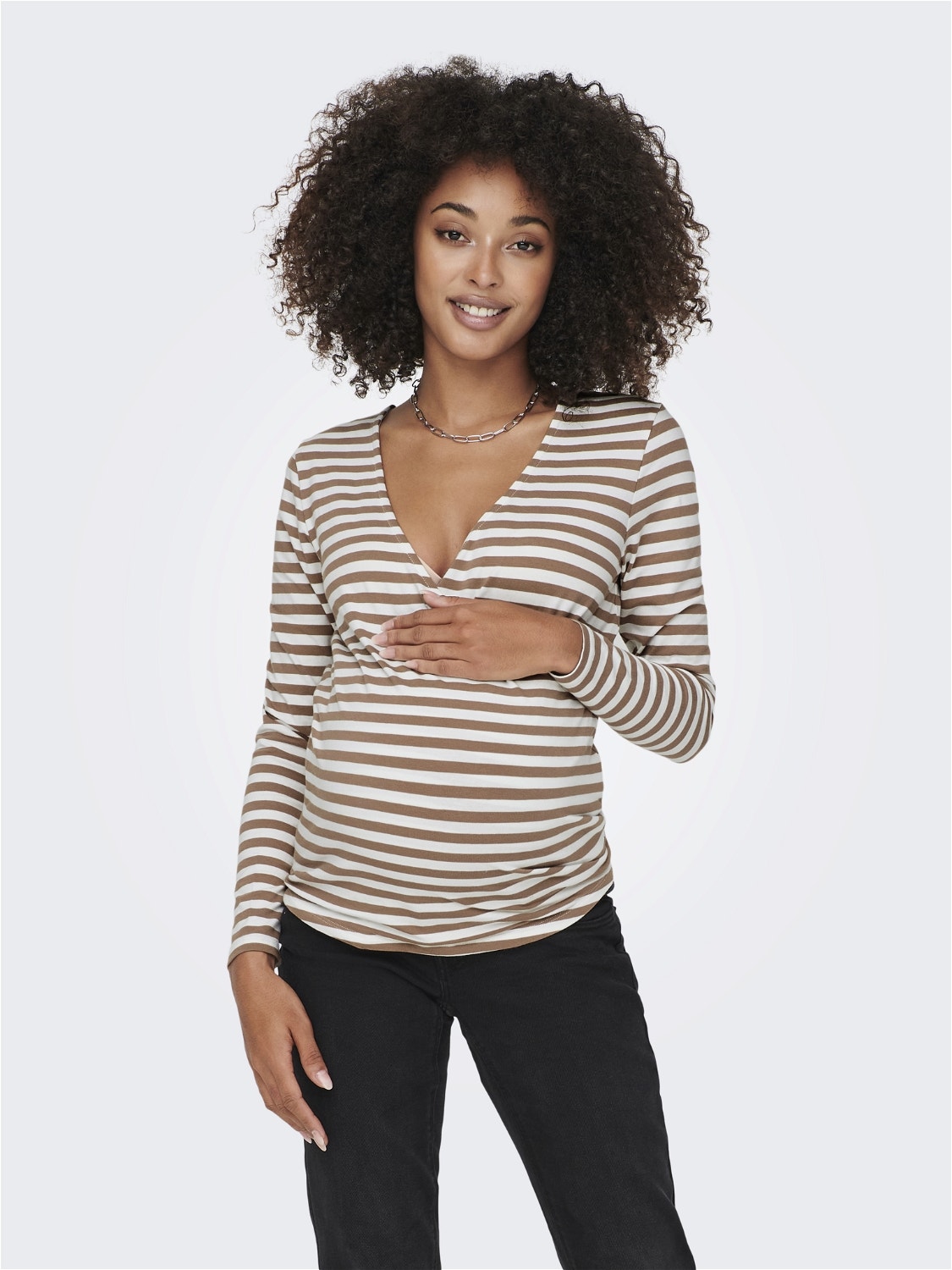 ONLY Mama portefeuille Top -Beaver Fur - 15254128