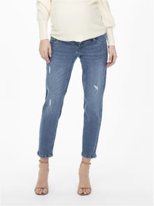 ONLY Jeans Mom Fit Taille haute -Light Blue Denim - 15254182
