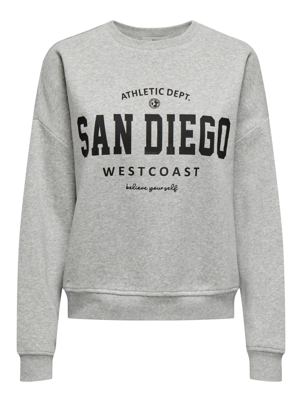 ONLY ONLSWEAT Sweatshirt -Light Grey Melange - 15254183