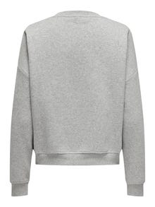 ONLY ONLSWEAT Sweatshirt -Light Grey Melange - 15254183