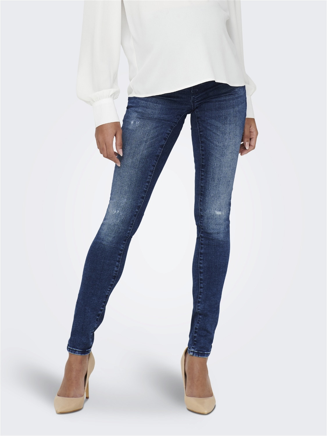 ONLY OLMFSHAPE REGULAR Skinny fit-jeans -Dark Blue Denim - 15254187
