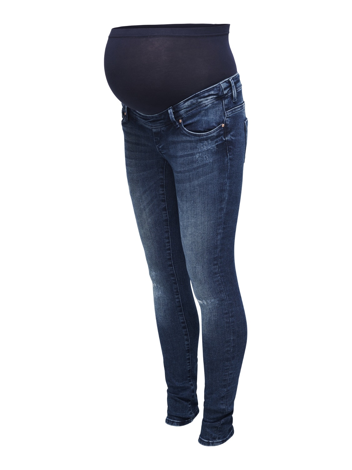 ONLY Skinny Fit Mittlere Taille Jeans -Dark Blue Denim - 15254187