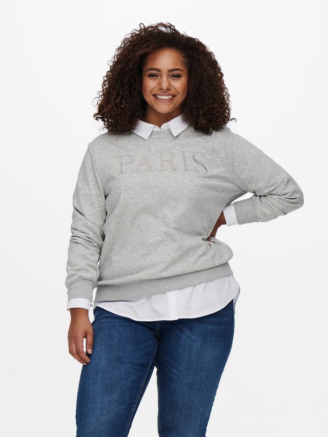 ONLY Normal passform O-ringning Sweatshirt - 15254207