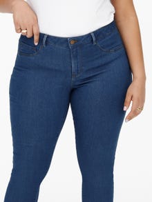 ONLY CARThunder talla grande push-up Jeans skinny fit -Medium Blue Denim - 15254261