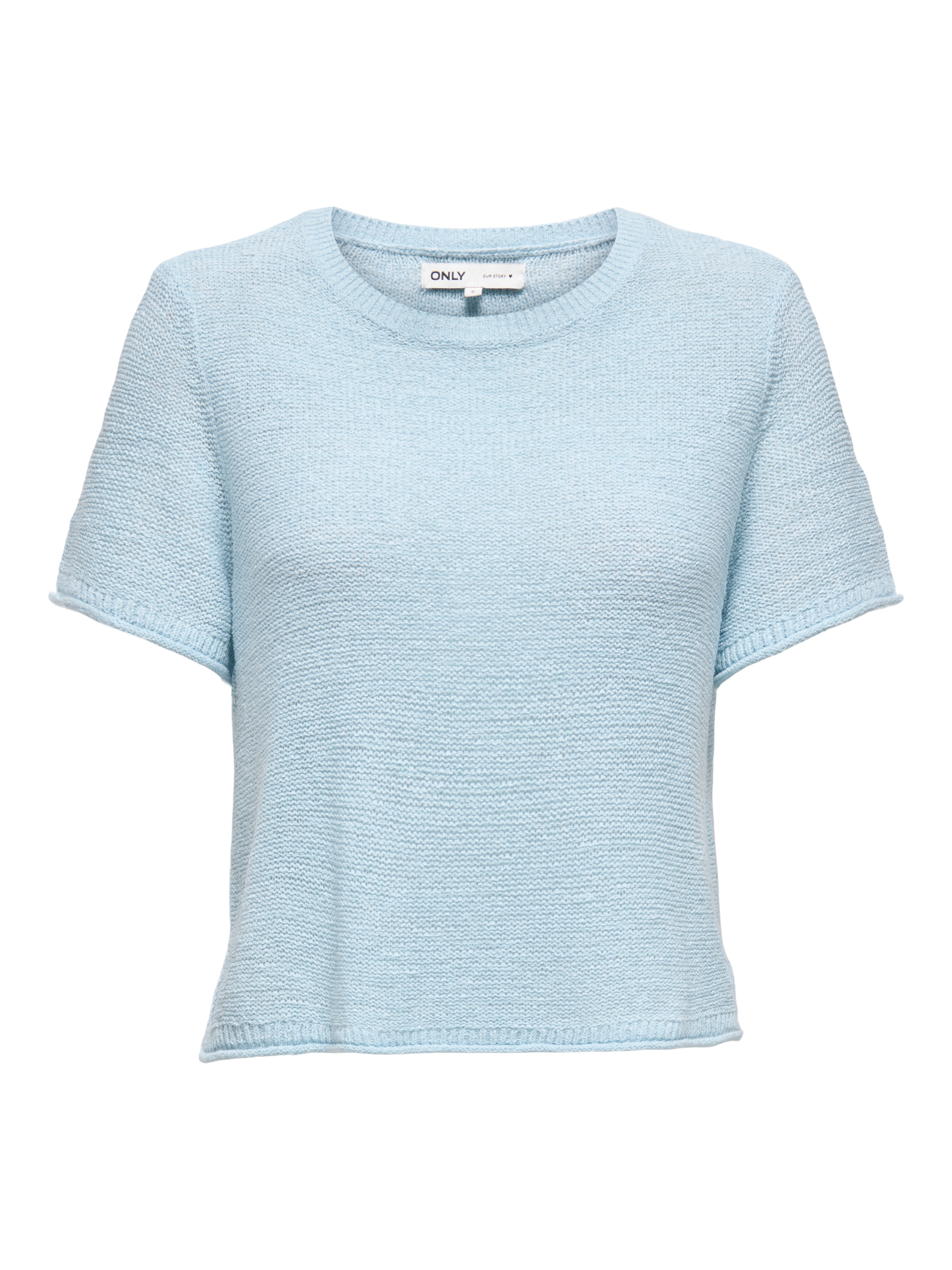 Short Sleeve Metallic Knitted Top | Bonmarché Short Sleeve Metallic Knitted Top | Bonmarché