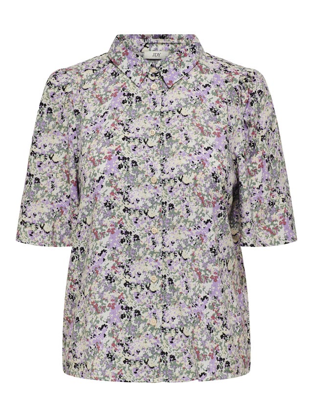 ONLY Regular fit Overhemd kraag Volumineuze mouwen Overhemd - 15254304