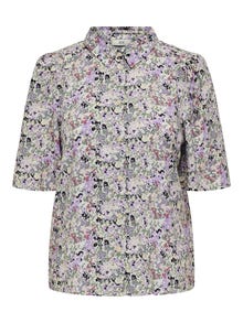 ONLY Regular fit Overhemd kraag Volumineuze mouwen Overhemd -Whitecap Gray - 15254304