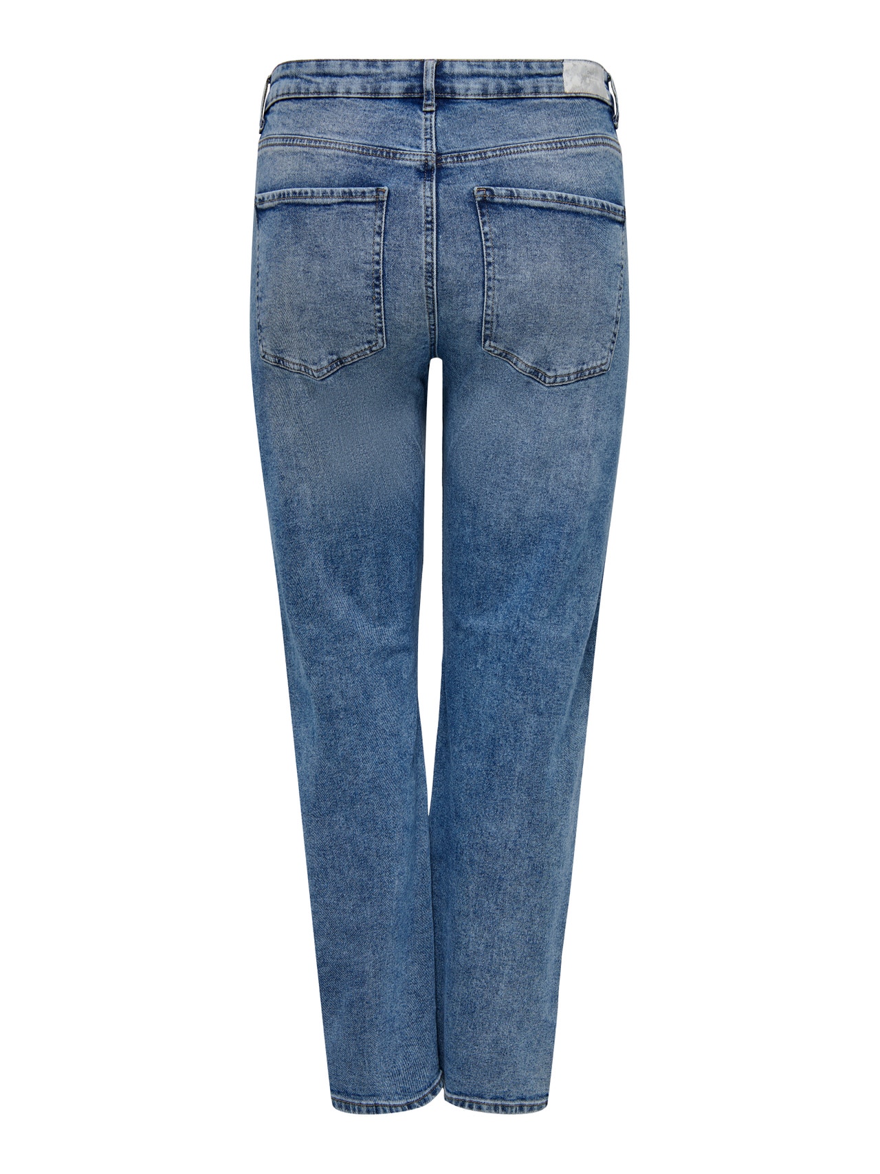 ONLY Wide Leg Fit High waist Jeans -Medium Blue Denim - 15254319