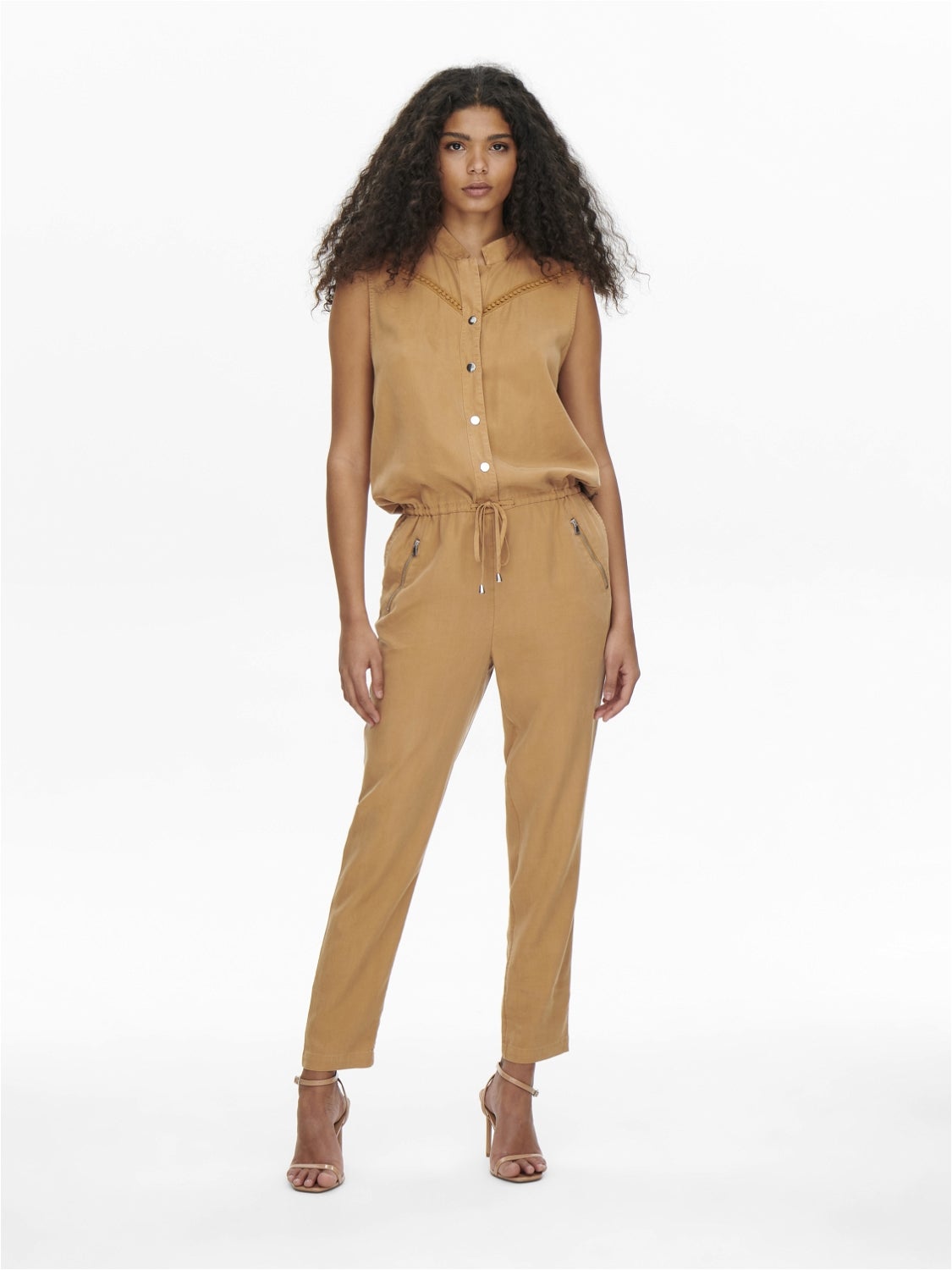 dark brown jumpsuit