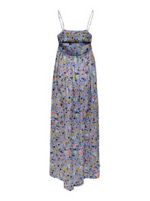 ONLY Normal geschnitten V-Ausschnitt Langes Kleid -Hydrangea - 15254328