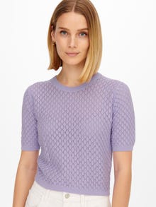 ONLY O-Neck Pullover -Lavender - 15254360