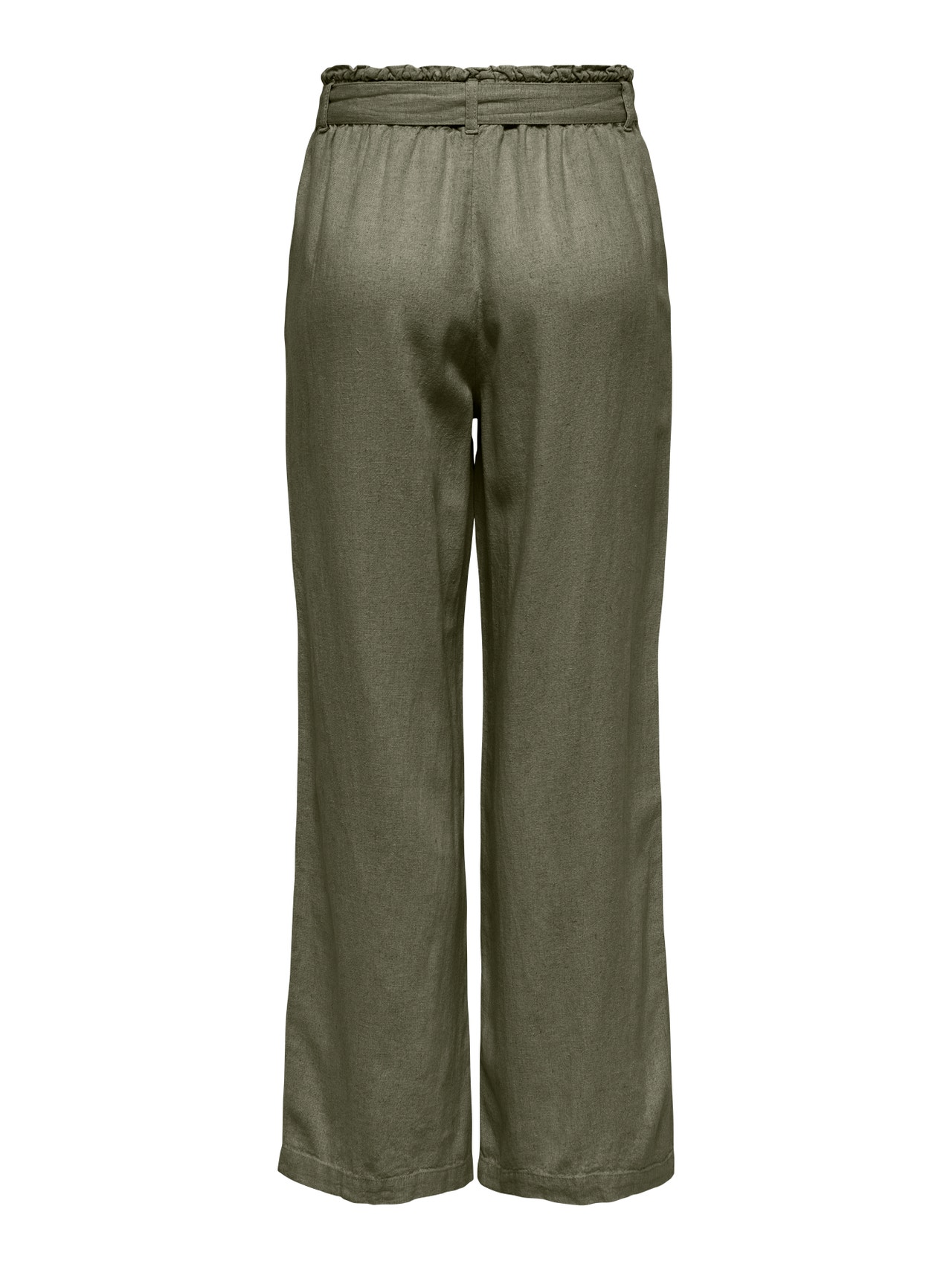 ONLY Linen belt Trousers -Kalamata - 15254626