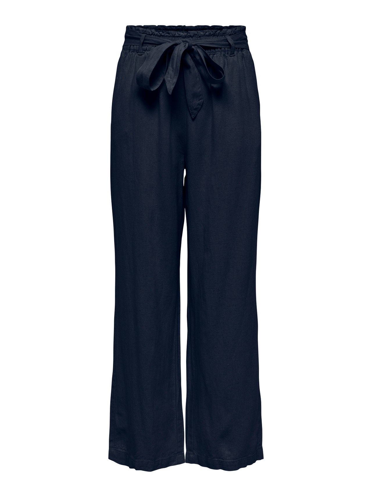 ONLY Linen belt Trousers -Sky Captain - 15254626