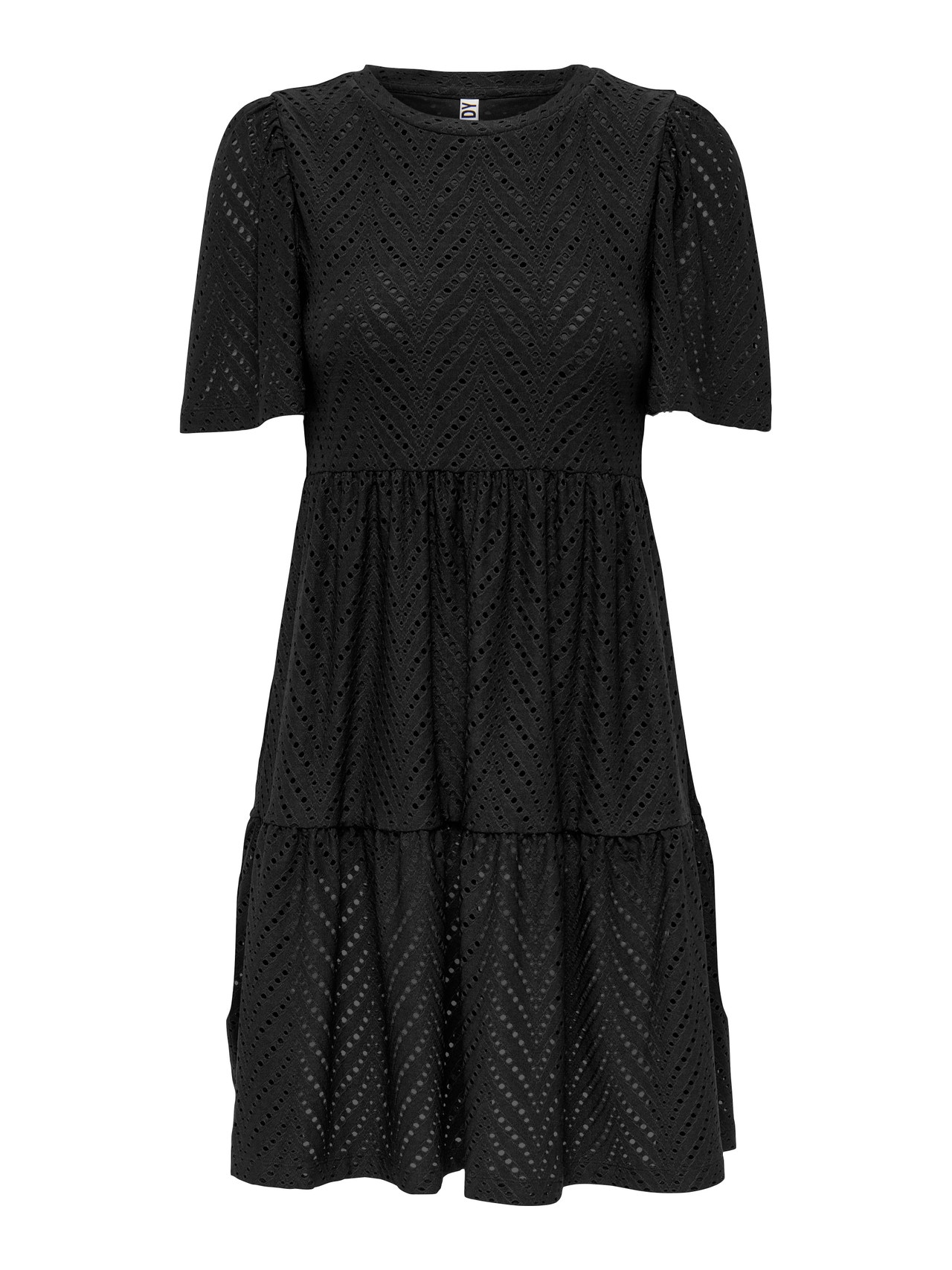 ONLY Mini kjole med mønster -Black - 15254680