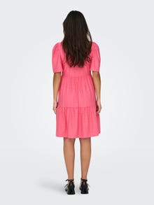 ONLY Regular Fit Off Shoulder Short dress -Coral Paradise - 15254680