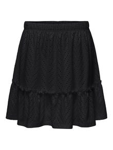 ONLY Frill Skirt -Black - 15254681