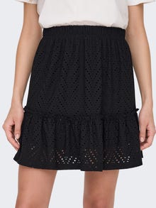 ONLY mini Frill Skirt -Black - 15254681