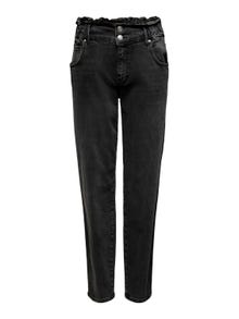 ONLY Skinny Fit High waist Jeans -Black Denim - 15254799