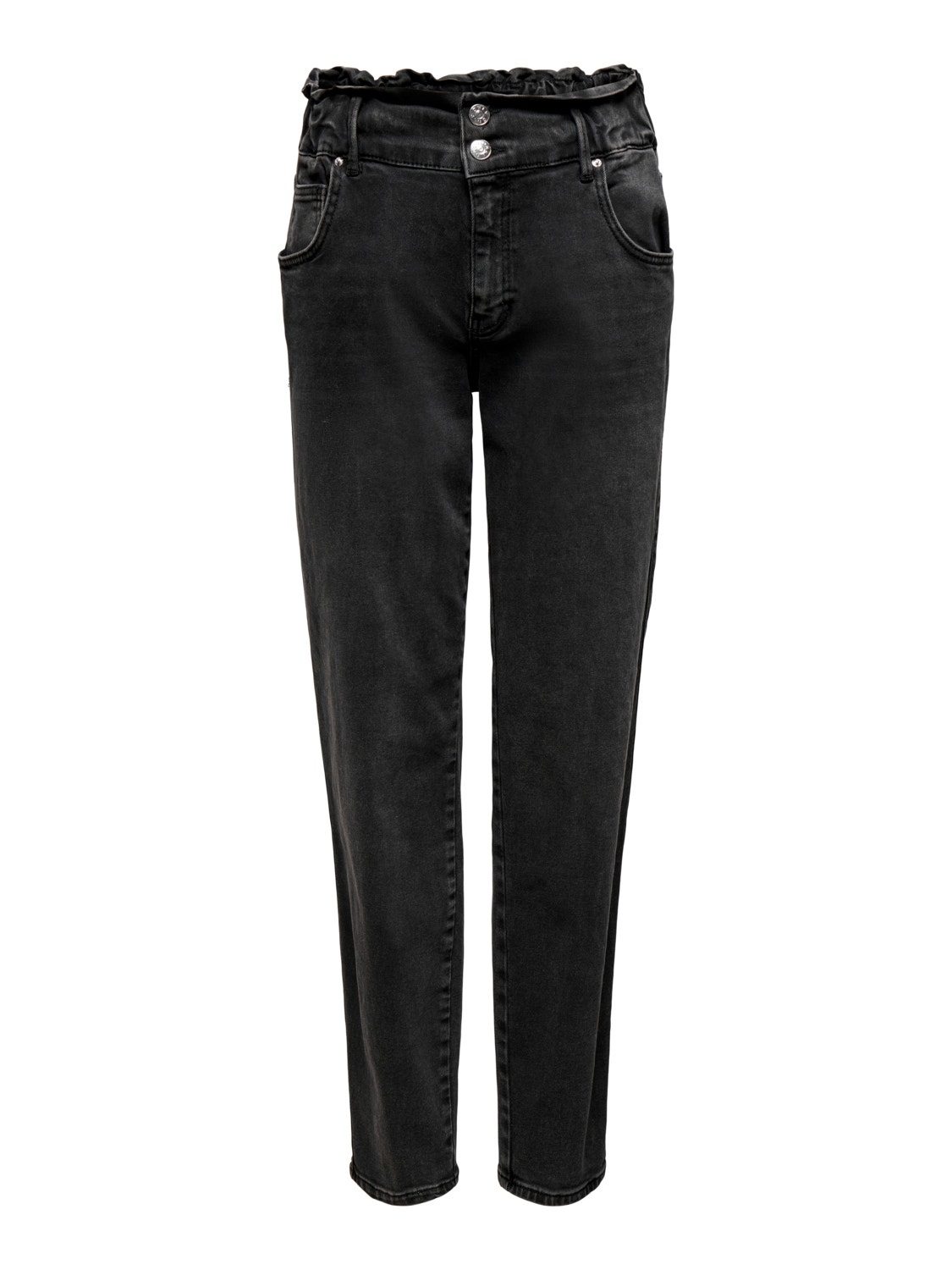 ONLY Skinny Fit Hohe Taille Jeans -Black Denim - 15254799