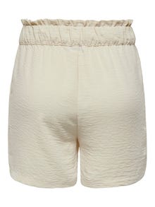 ONLY Normal geschnitten Hohe Taille Shorts -Sandshell - 15254848