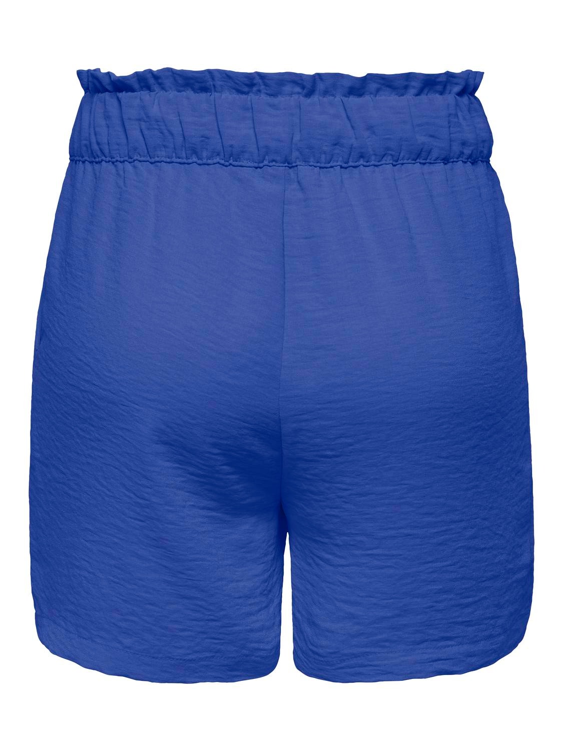ONLY Normal geschnitten Hohe Taille Shorts -Dazzling Blue - 15254848