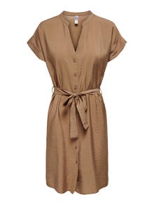 ONLY Kurzarm- Kleid -Toasted Coconut - 15254852