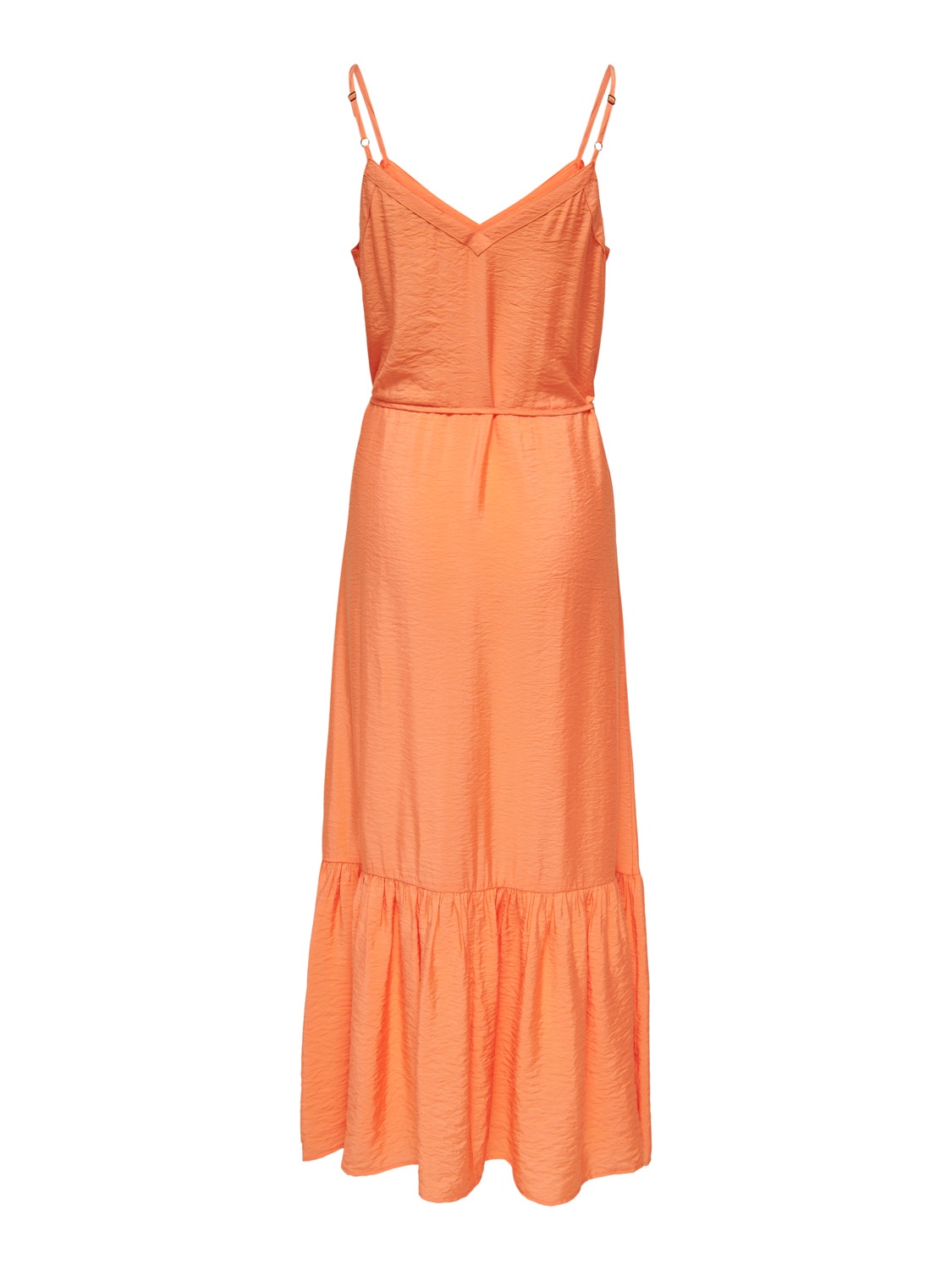 ONLY Regular Fit V-Neck Long dress -Nectarine - 15254854
