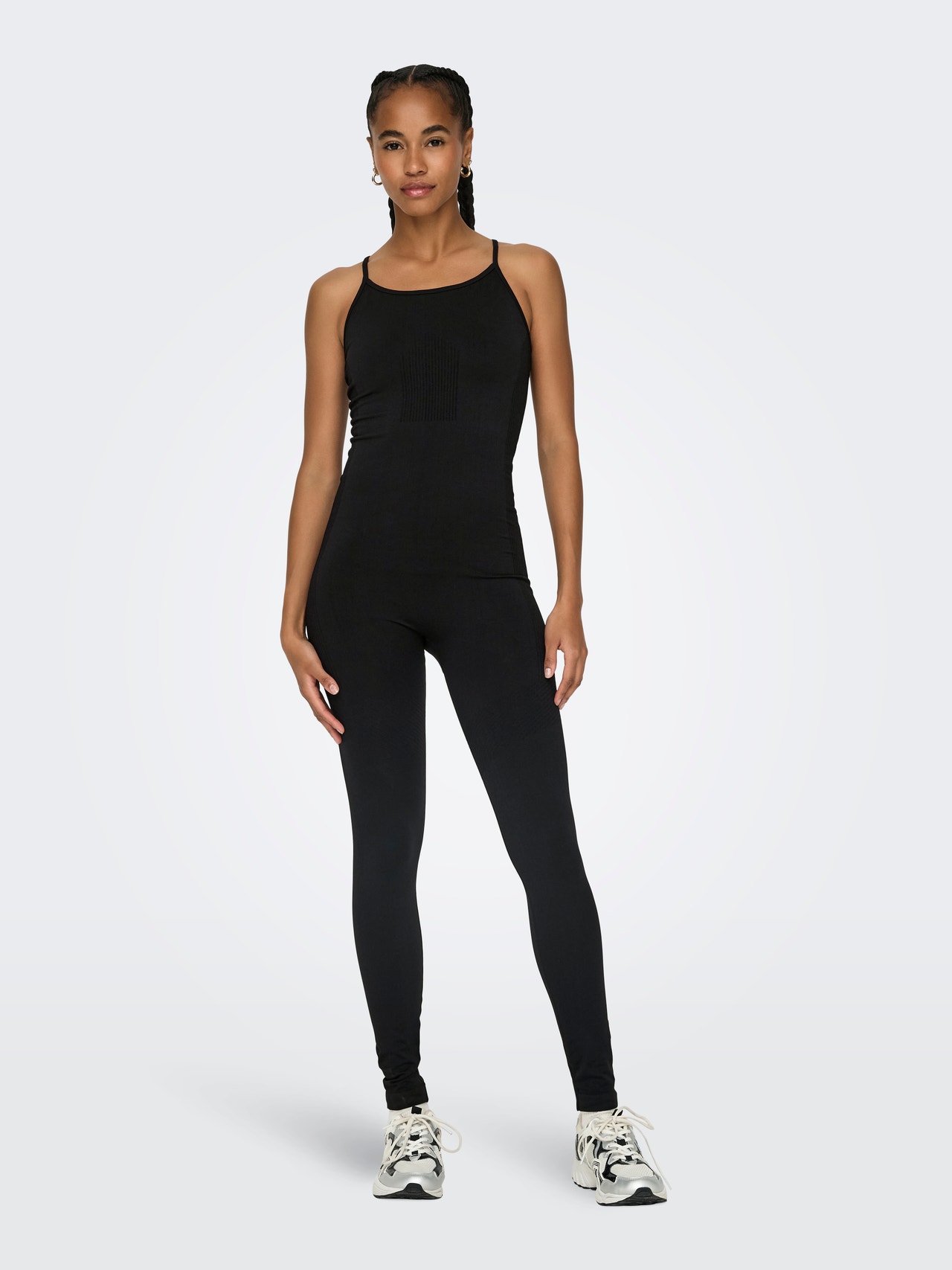 ONLY Ensfarvet jumpsuit -Black - 15254861