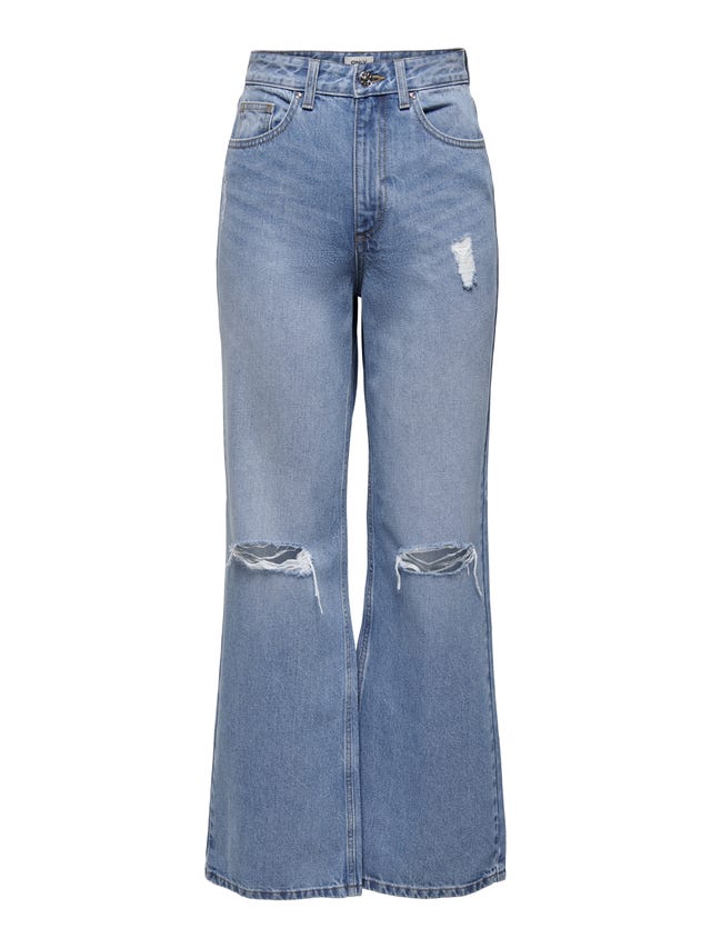 Ikke nok brændstof Krympe Ripped jeans til damer | Jeans med huller | ONLY®