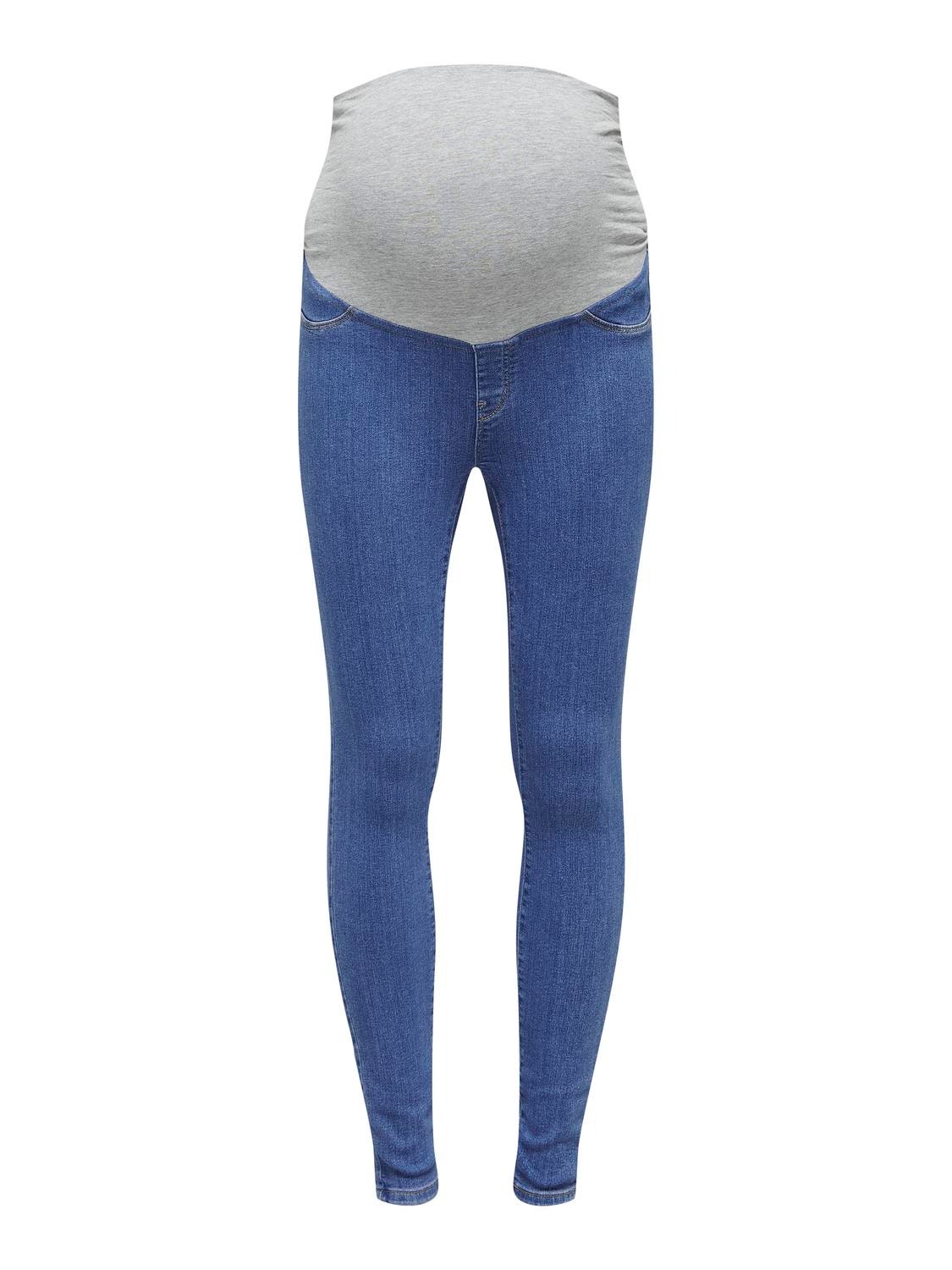 ONLY Skinny Fit Mittlere Taille Jeans -Medium Blue Denim - 15255004