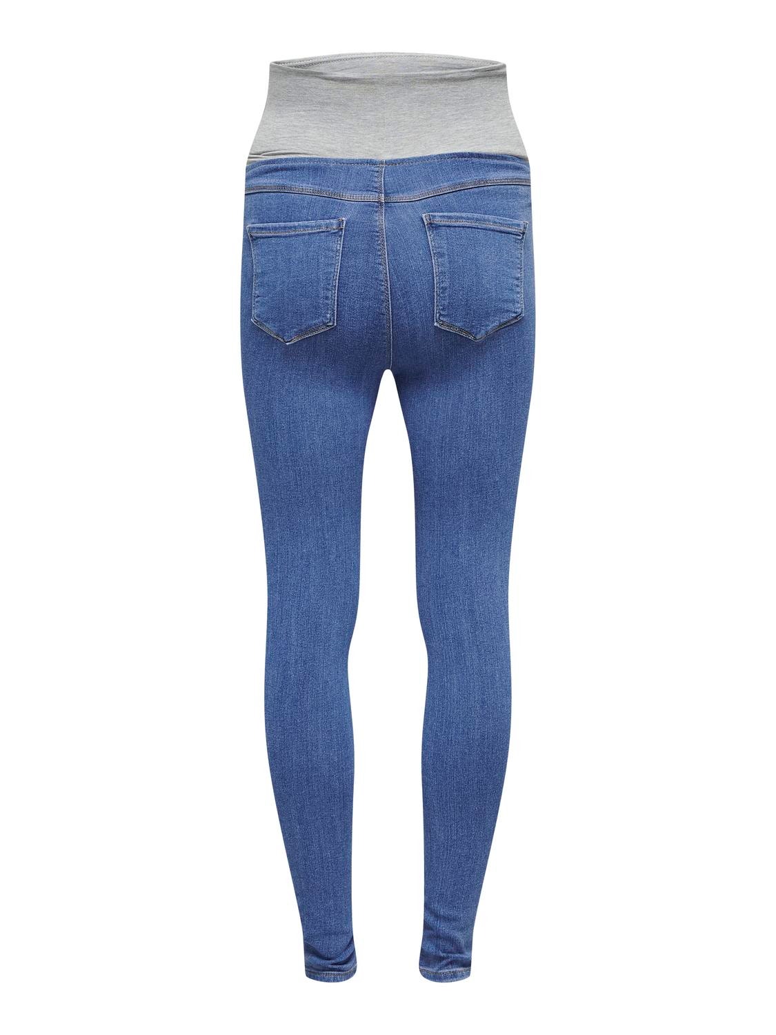 ONLY Jeans Skinny Fit Taille moyenne -Medium Blue Denim - 15255004