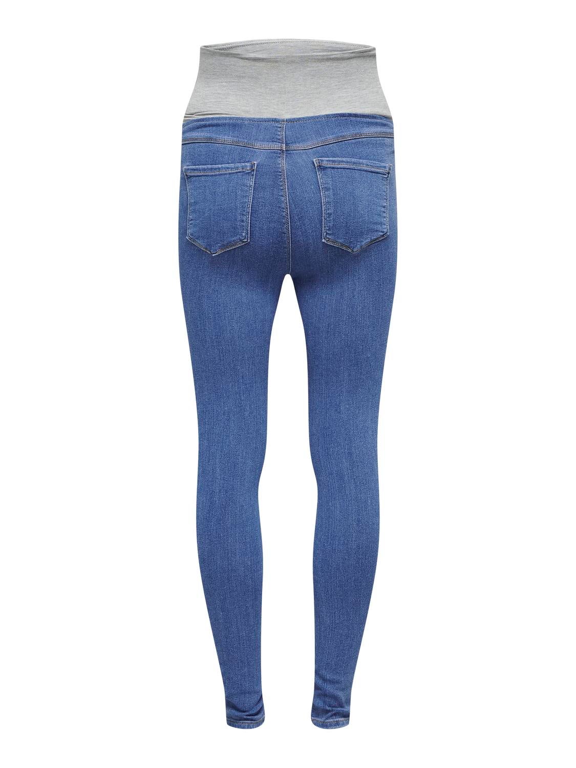 Exclusive! High Quality New Look™ Dark Blue Mid Rise 'Life & Shape' Emilee  Jeggings