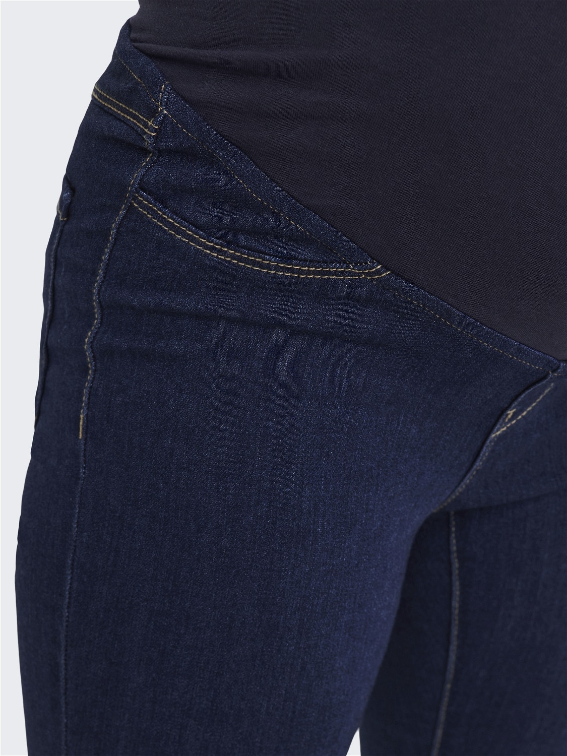 ONLY Skinny Fit Mid waist Jeans -Dark Blue Denim - 15255012