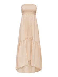 ONLY Sleeveless smock Maxi dress -Novelle Peach - 15255170