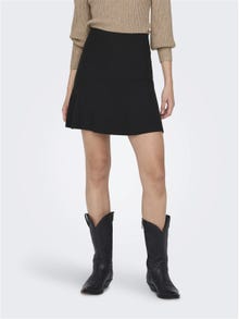 ONLY mini knitted skirt -Black - 15255211