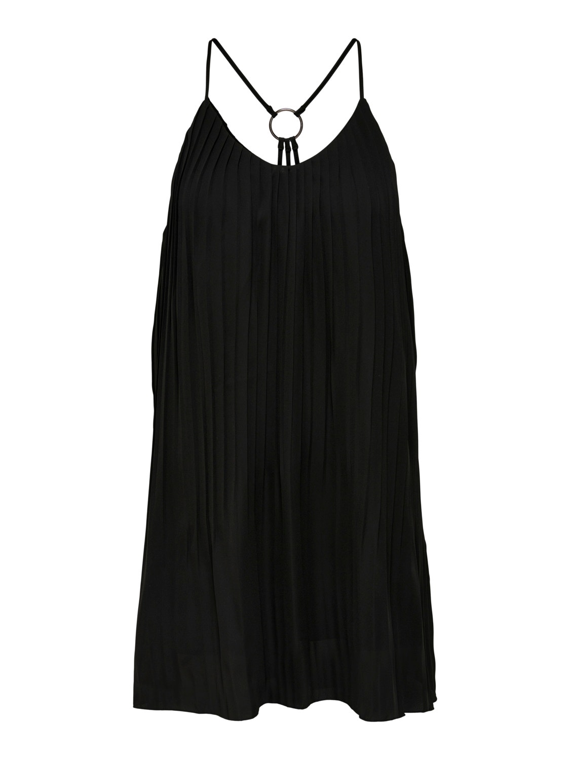 ONLY Normal geschnitten Rundhals Kurzes Kleid -Black - 15255215