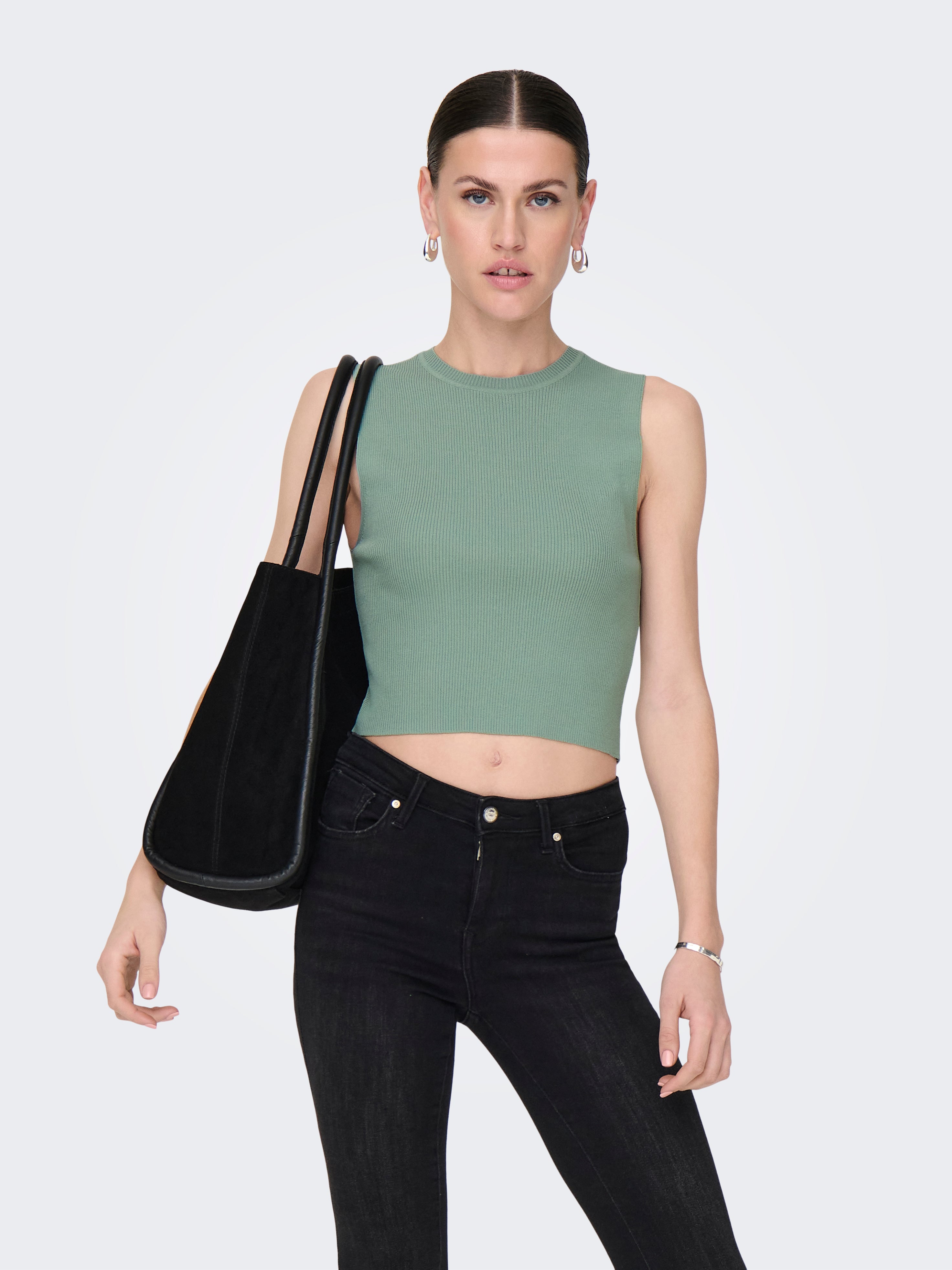 Onlmajli Gestricktes Oberteil