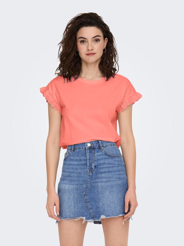 ONLY Tops Regular Fit Col rond - 15255618